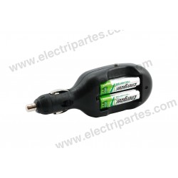 Plug Cargador de Pilas Vehicular
